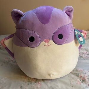 Squishmallow joy purple flying squirrel 14 inch